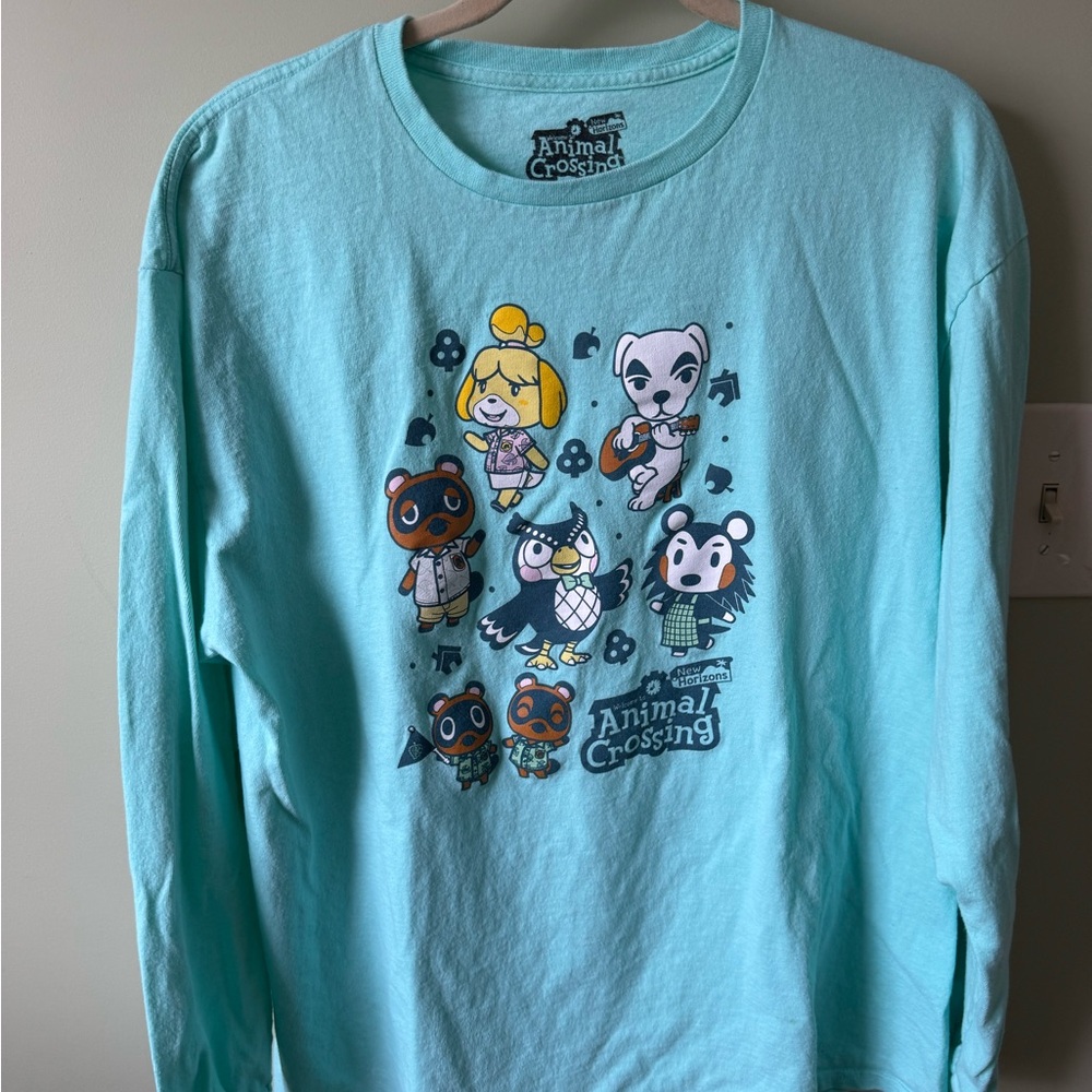 Nintendo Animal Crossing adult ladies long-sleeved tee XL - Picture 4 of 9